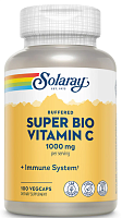 Super Bio Vitamin C 1000 mg TR (Витамин С 1000 мг медленного высвобождения) 100 вег капс (Solaray)