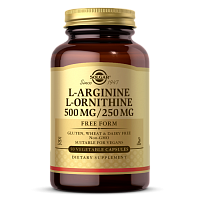 Solgar L-Аргинин/L-Орнитин (L-Аргинин/L-Орнитин) 500 мг./250 мг. 50 вегетарианских капсул