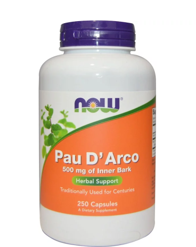 Pau D'Arco 500 мг (Кора муравьиного дерева) 250 капсул (Now Foods)