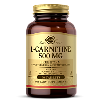 Solgar L-Карнитин (L-Carnitine) 500 мг. 60 таблеток