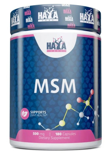 MSM 500 мг (МСМ Метилсульфонилметан) 180 капс Haya Labs