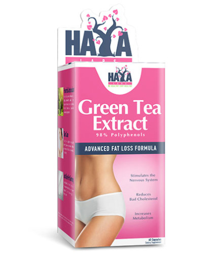 Green Tea Extract 500 мг (Экстракт зелёного чая) 60 капсул (Haya Labs)