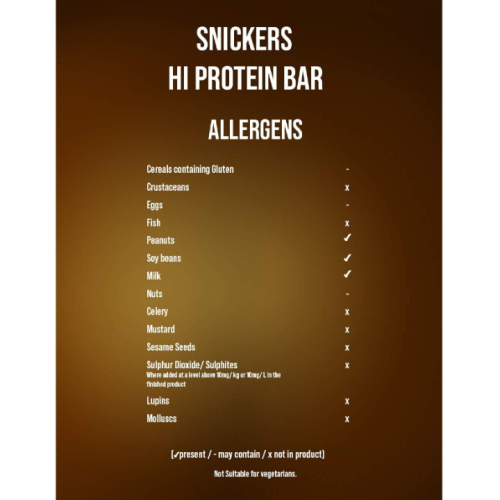 Snickers HiProtein Bar 55 гр (Mars Incorporated) фото 4