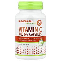 Vitamin C 1000 мг L-Ascorbic Acid 100 капсул (NutriBiotic)