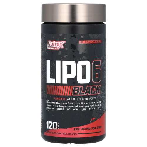 Жиросжигатель Nutrex Lipo-6 Black 120 капсул
