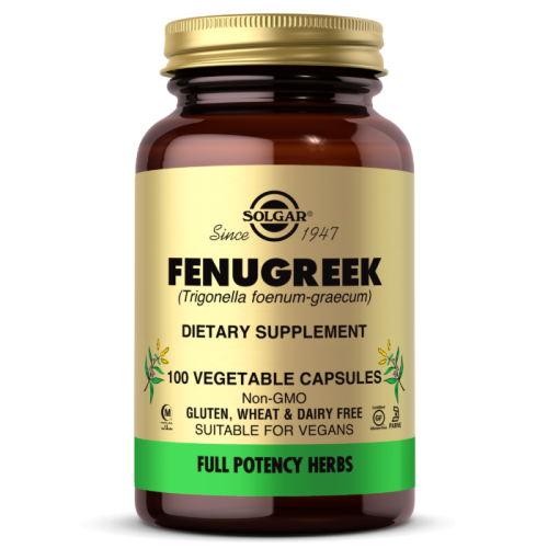 Fenugreek 150 мг (Экстракт Пажитника) 100 вегетарианских капсул (Solgar)