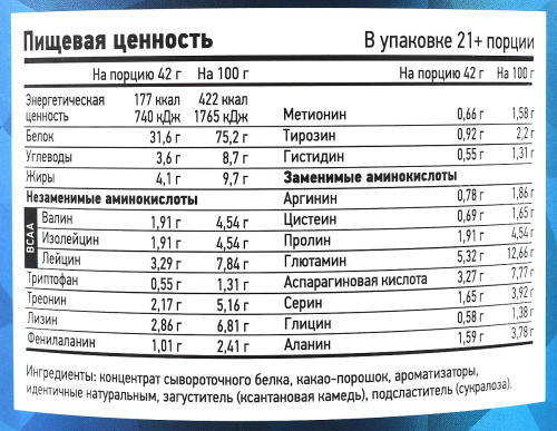 Протеин R-Line Power Whey 900 гр. фото 2