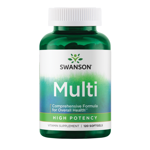 Multi High Potency (Мультивитамины) 120 мягких капсул (Swanson) 