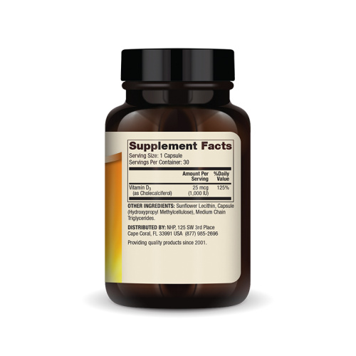 Liposomal Vitamin D3 1000 IU (Липосомальный витамин D-3 1000 МЕ) 30 капсул (Dr. Mercola) фото 3