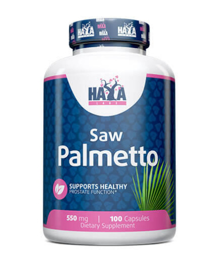 Saw Palmetto 550 mg (Экстракт пальмы сереноа 550 мг) 100 капсул (Haya Labs)