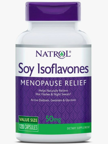 Soy Isoflavones 50 мг (Изофлавоны Сои) 120 капсул (Natrol)