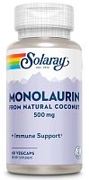 Solaray Monolaurin from Natural Coconut (Монолаурин из натурального кокосового ореха) 500 мг. 60 растительных капсул