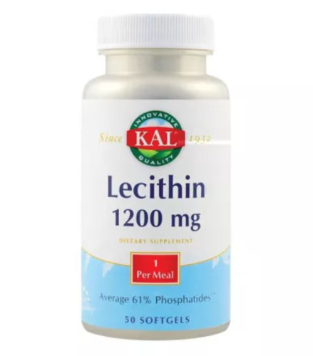 Lecithin 1200 мг 50 мягких капсул (KAL)