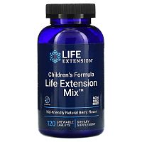 Life Extension Children’s Formula Life Extension Mix (Детские витамины с натуральным ягодным вкусом) 120 жевательных таблеток