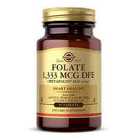 Folate 1,333 mcg DFE (Metafolin 800 mcg) 50 таблеток (Solgar)