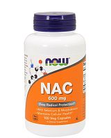 NAC 600 мг (N-Ацетил Цистеин) 100 капсул (Now Foods)