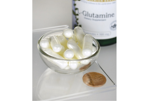 L-Glutamine 500 мг (L-Глутамин) 100 капсул (Swanson) фото 2