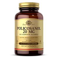 Solgar Policosanol (Поликозанол) 20 мг. 100 вегетарианских капсул