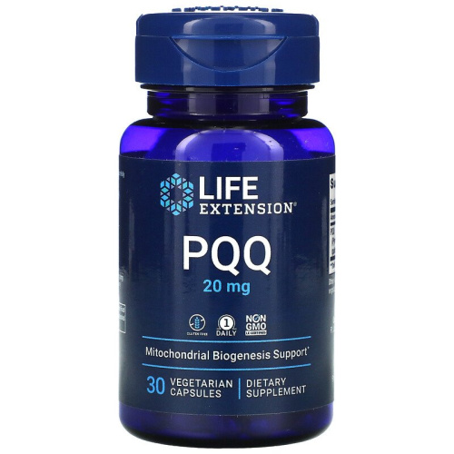 Life Extension PQQ (Пирролохинолинхинон) 20 мг. 30 растительных капсул