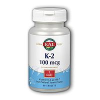 Vitamin K-2 MK-7 100 мкг 60 вег капсул (KAL)