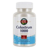 KAL Colostrum 1000 мг. (Молозиво) 60 таблеток