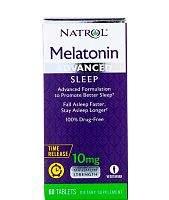 Advanced Sleep Melatonin 10 мг 60 табл (Natrol)