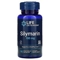 Life Extension Силимарин (Silymarin) 100 мг. 90 растительных капсул