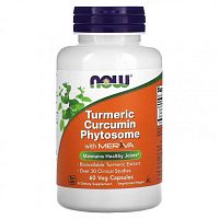 Now Foods Фитосомы куркумина (Curcumin Phytosome) 500 мг. 60 вегетарианских капсул