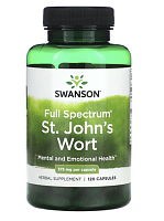 St. John's Wort 375 mg Full Spectrum (Зверобой) 120 капсул (Swanson)