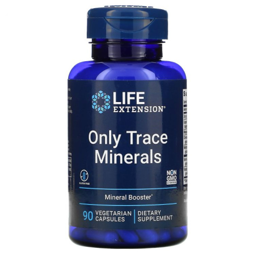 Life Extension Only Trace Minerals (Только микроэлементы) 90 растительных капсул