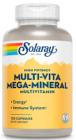 Solaray High Potency Multi-Vita Mega-Mineral Multivitamin (Мультивитамины и минералы высокой эффективности) 120 капсул