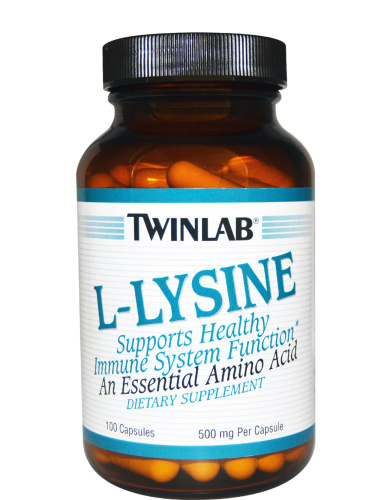 L-Lysine (L-Лизин) 500 mg - 100 капсул (Twinlab) фото 3