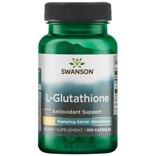 L-Glutathione 100 mg (L-Глутатион 100 мг) 100 вег капсул (Swanson)