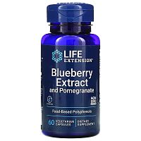 Life Extension Blueberry Extract and Pomegranate (Экстракт Черники и Граната) 60 капсул