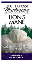 Lion's Mane Host Defense Mushrooms (Ежовик Гребенчатый) 120 вегетарианских капсул (Fungi Perfecti)