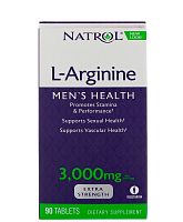 L-Arginine 3000 mg - 90 таблеток (Natrol)