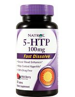 5-HTP 100 мг Fast Dissolve 30 табл (Natrol)