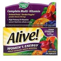Alive! Women's Energy 50 таблеток (Nature's Way)