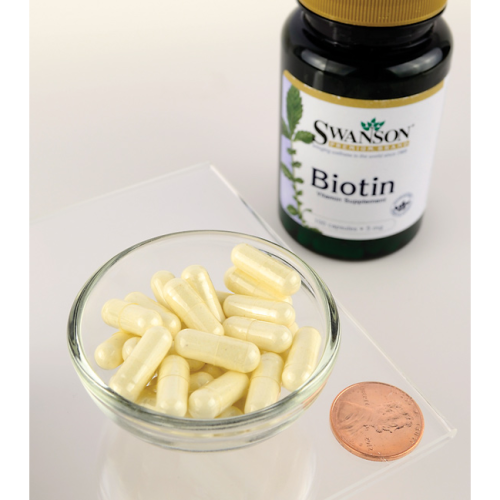Biotin 5000 мкг (Биотин) 100 капсул (Swanson) фото 2