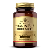 Solgar Сублингвальный витамин B12 1000 мкг. 250 жев. таблеток