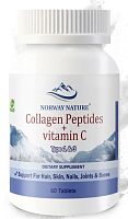 Collagen Peptides + Vitamin C (Type 1 & 3) 60 таблеток (Norway Nature)