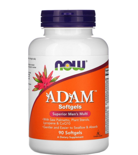 ADAM Superior Men's Multi 90 гелевых капсул (Now Foods)