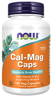 Now Foods Cal-Mag Caps with Vitamin D (Кальций и Магний + Витамин D) 120 растительных капсул
