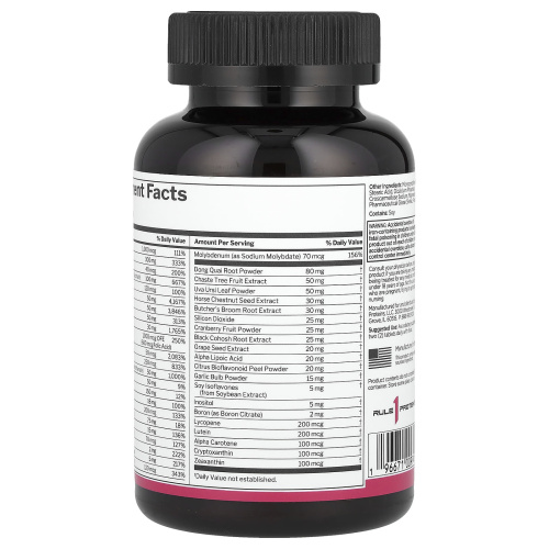 Women's Multi Active Lifestyle Multivitamin 90 таблеток (Rule One) фото 4