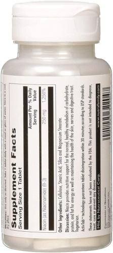 Niacinamide 250 mg (Ниацинамид 250 мг) 100 таблеток (KAL) фото 2