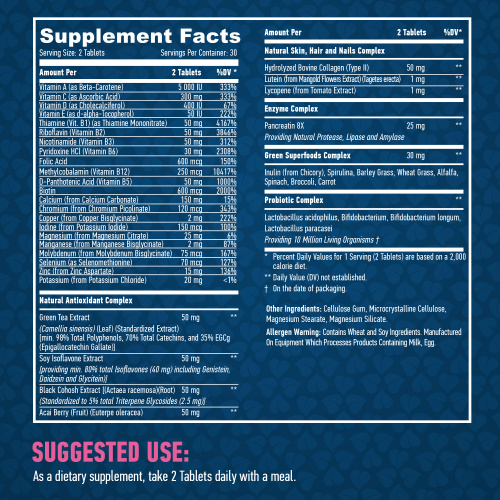 Women's Multivitamin (Женские витамины) 60 таблеток (Haya Labs) фото 2