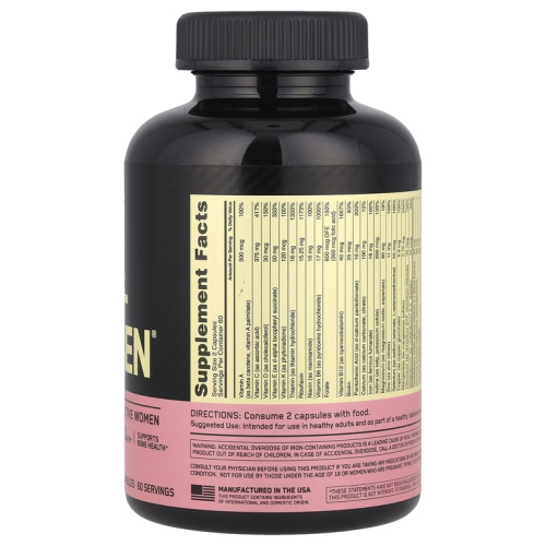 Витамины Optimum Nutrition Opti-Women 120 капс. фото 3