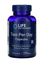Витамины Life Extension Two-Per-Day Capsules (Дважды в день) 60 капсул