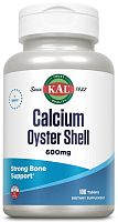 KAL Calcium Oyster Shell (Устричный Кальций) 600 мг. 100 таблеток