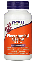 Now Foods Фосфатидилсерин (Phosphatidyl Serine) 100 мг. 60 капсул